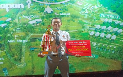 Kembali merebut Trophy Bergilir Festival Vokasi AHM 2024